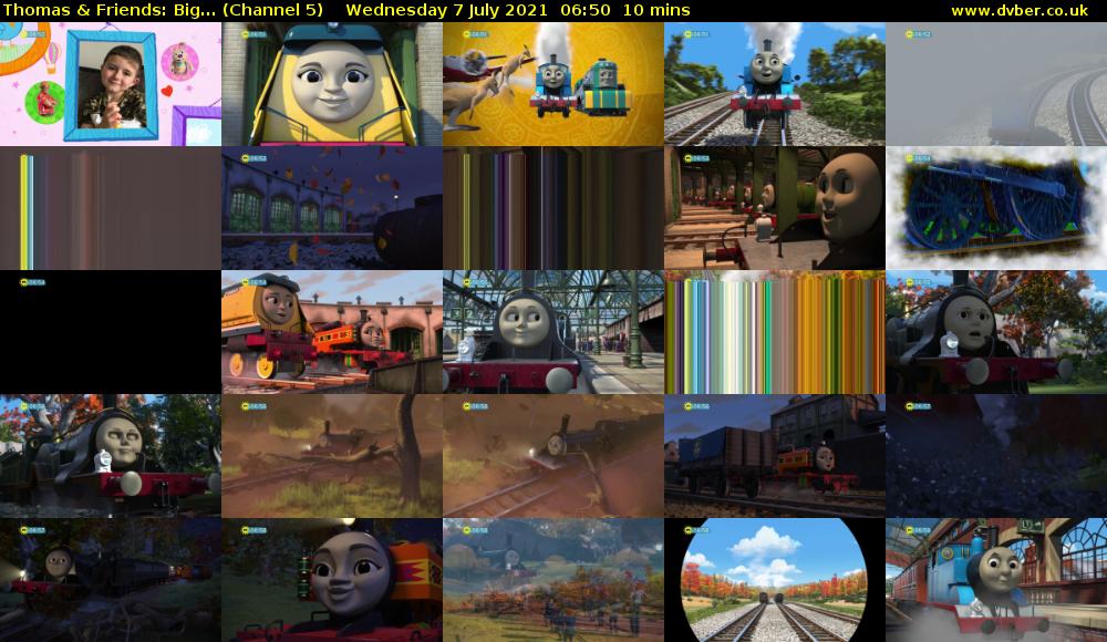 Thomas & Friends: Big... (Channel 5) Wednesday 7 July 2021 06:50 - 07:00