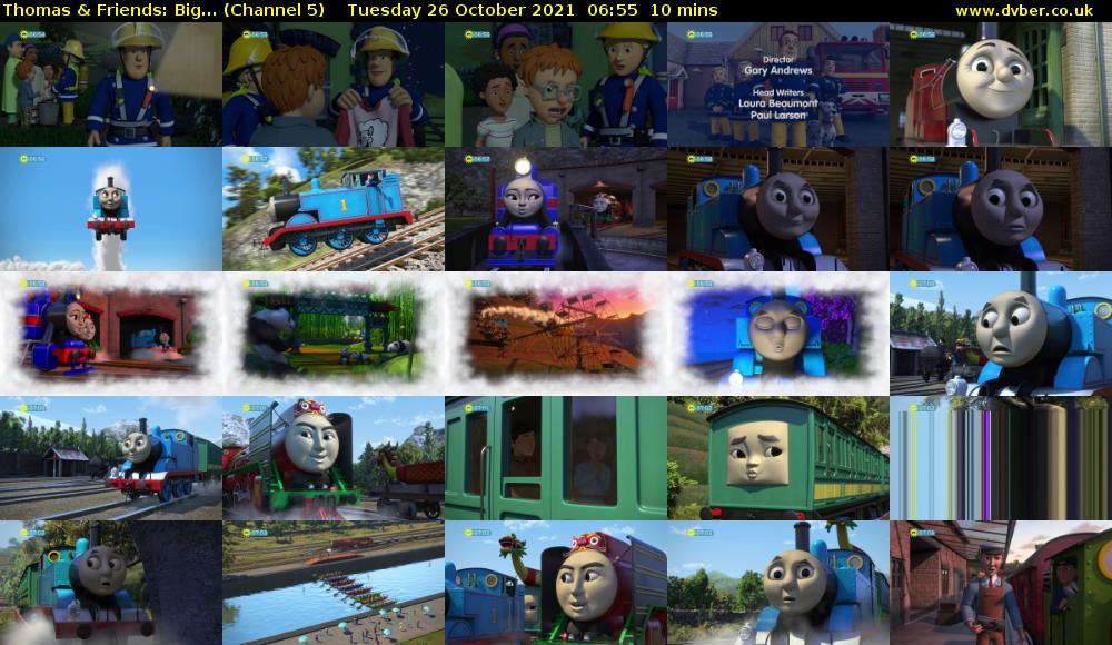 Thomas & Friends: Big... (Channel 5) Tuesday 26 October 2021 06:55 - 07:05