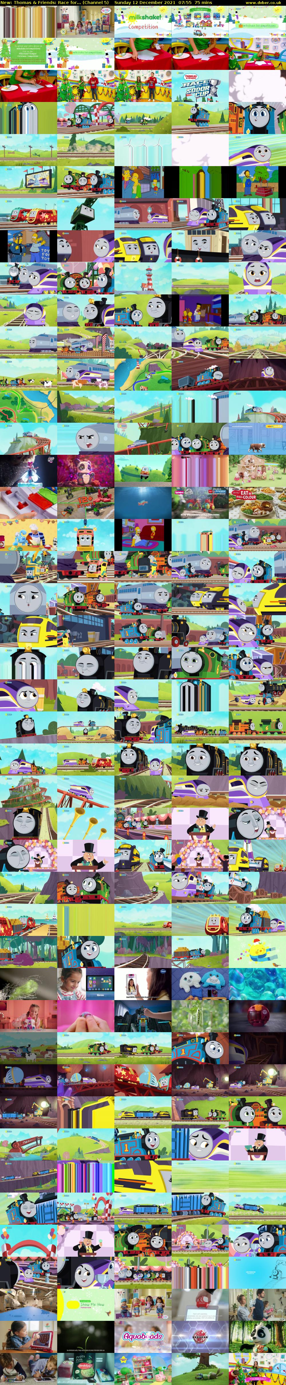 Thomas & Friends: Race for... (Channel 5) Sunday 12 December 2021 07:55 - 09:10
