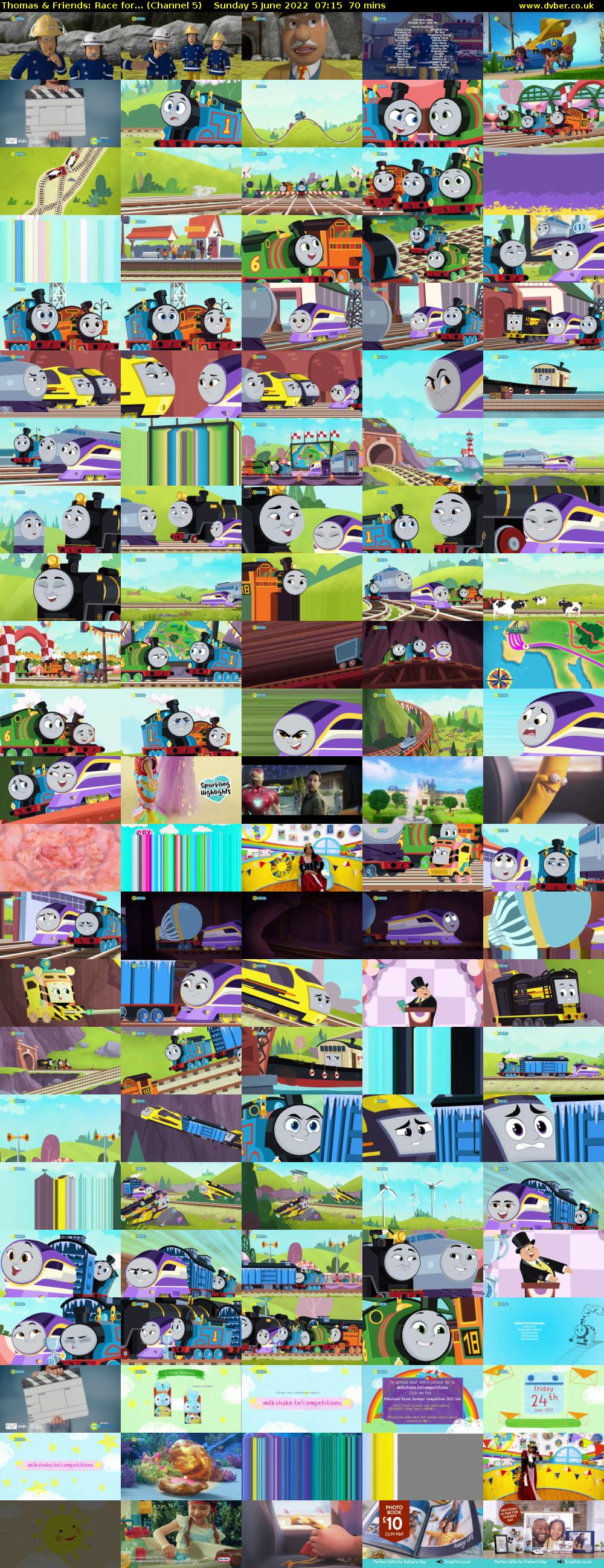 Thomas & Friends: Race for... (Channel 5) Sunday 5 June 2022 07:15 - 08:25