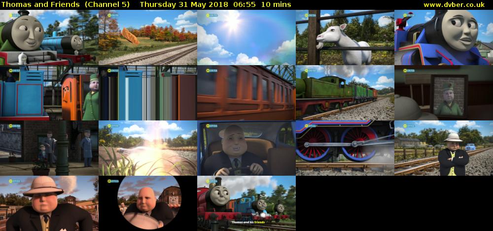 Thomas and Friends  (Channel 5) Thursday 31 May 2018 06:55 - 07:05