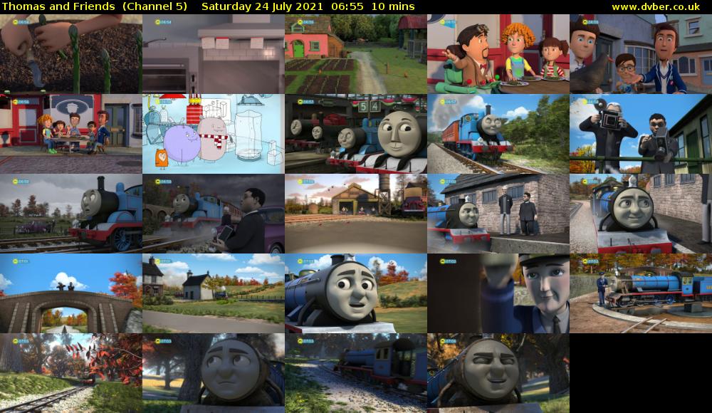 Thomas and Friends  (Channel 5) Saturday 24 July 2021 06:55 - 07:05