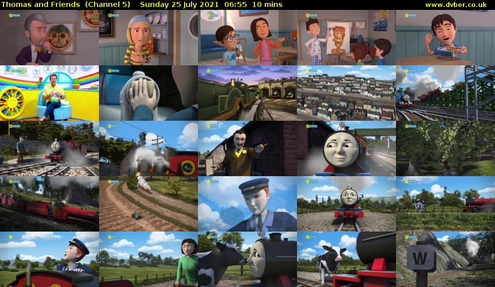 Thomas and Friends  (Channel 5) Sunday 25 July 2021 06:55 - 07:05