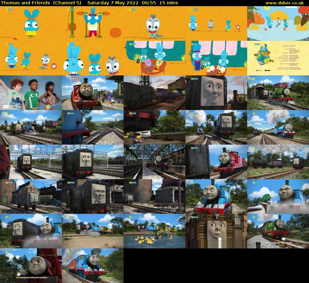 Thomas and Friends  (Channel 5) Saturday 7 May 2022 06:55 - 07:10