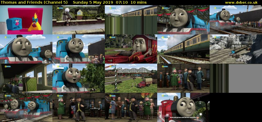 Thomas and Friends (Channel 5) Sunday 5 May 2019 07:10 - 07:20