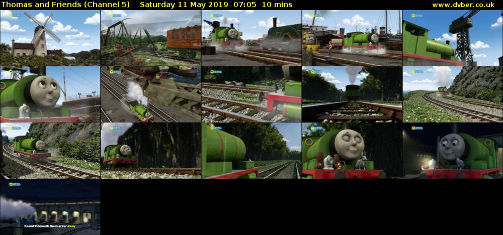 Thomas and Friends (Channel 5) Saturday 11 May 2019 07:05 - 07:15