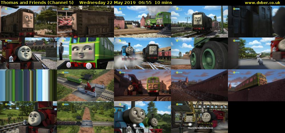 Thomas and Friends (Channel 5) Wednesday 22 May 2019 06:55 - 07:05
