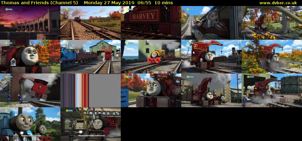 Thomas and Friends (Channel 5) Monday 27 May 2019 06:55 - 07:05