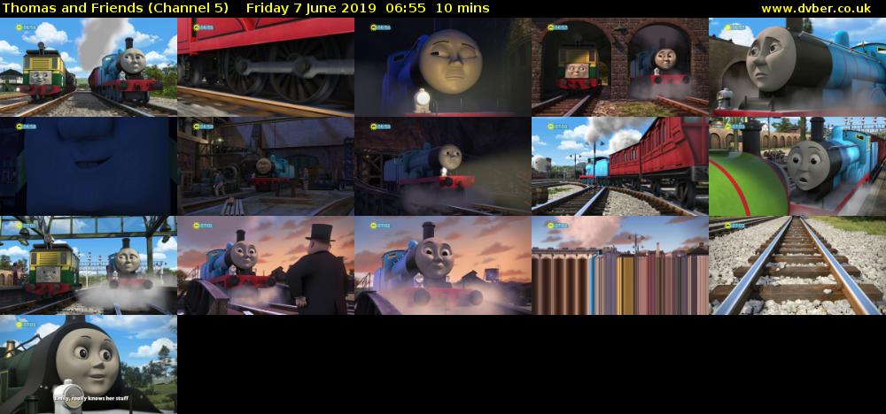 Thomas and Friends (Channel 5) Friday 7 June 2019 06:55 - 07:05