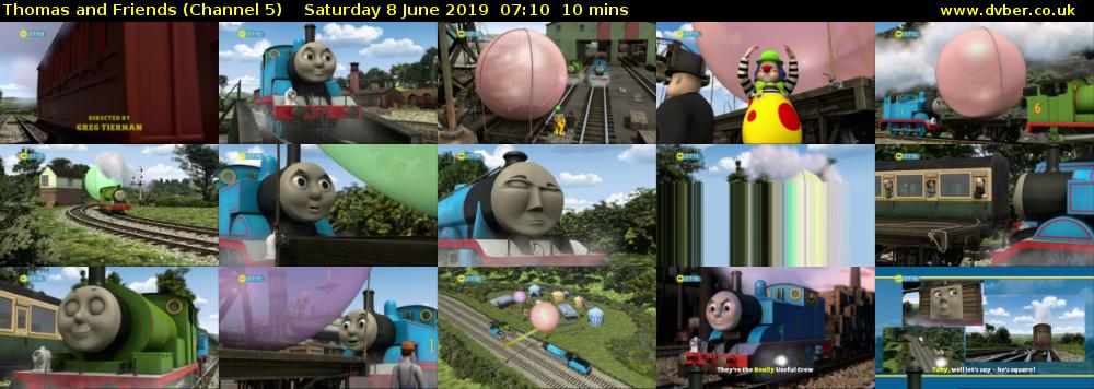Thomas and Friends (Channel 5) Saturday 8 June 2019 07:10 - 07:20