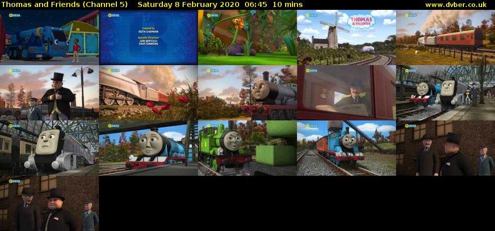 Thomas and Friends (Channel 5) Saturday 8 February 2020 06:45 - 06:55