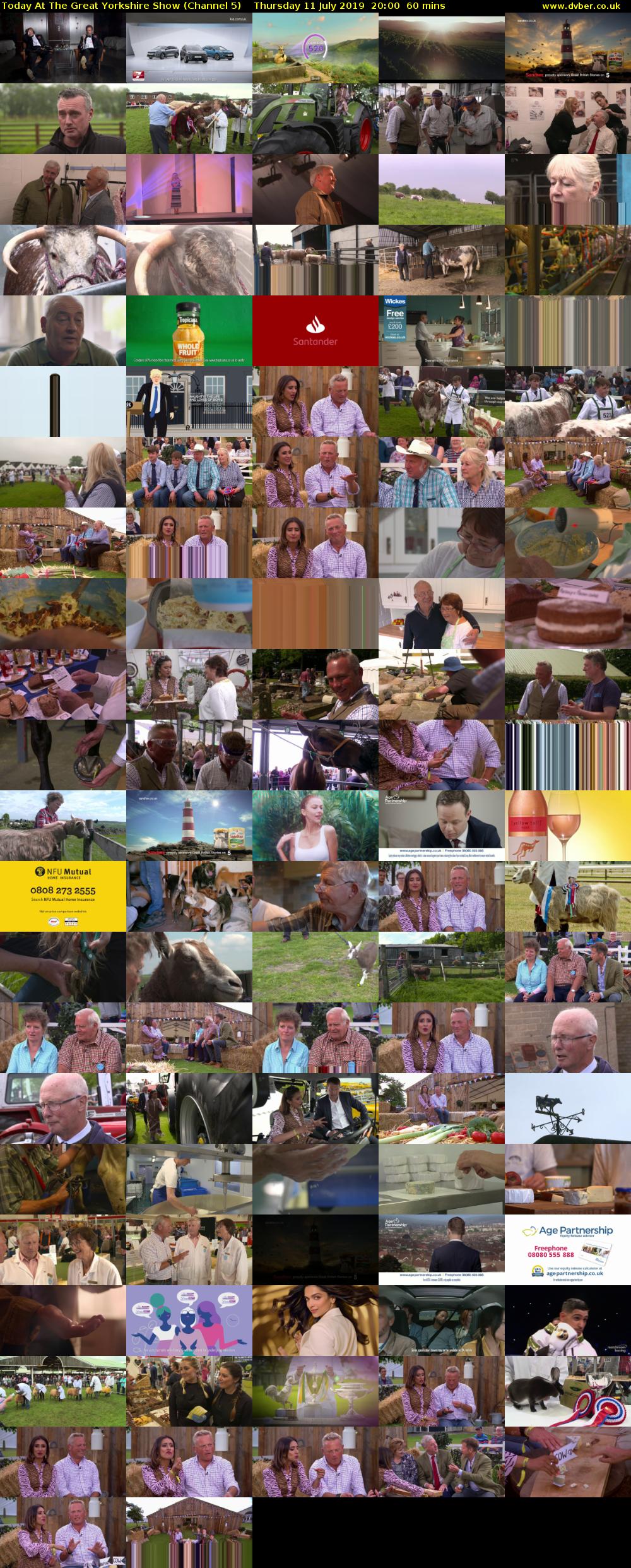 Today At The Great Yorkshire Show (Channel 5) Thursday 11 July 2019 20:00 - 21:00