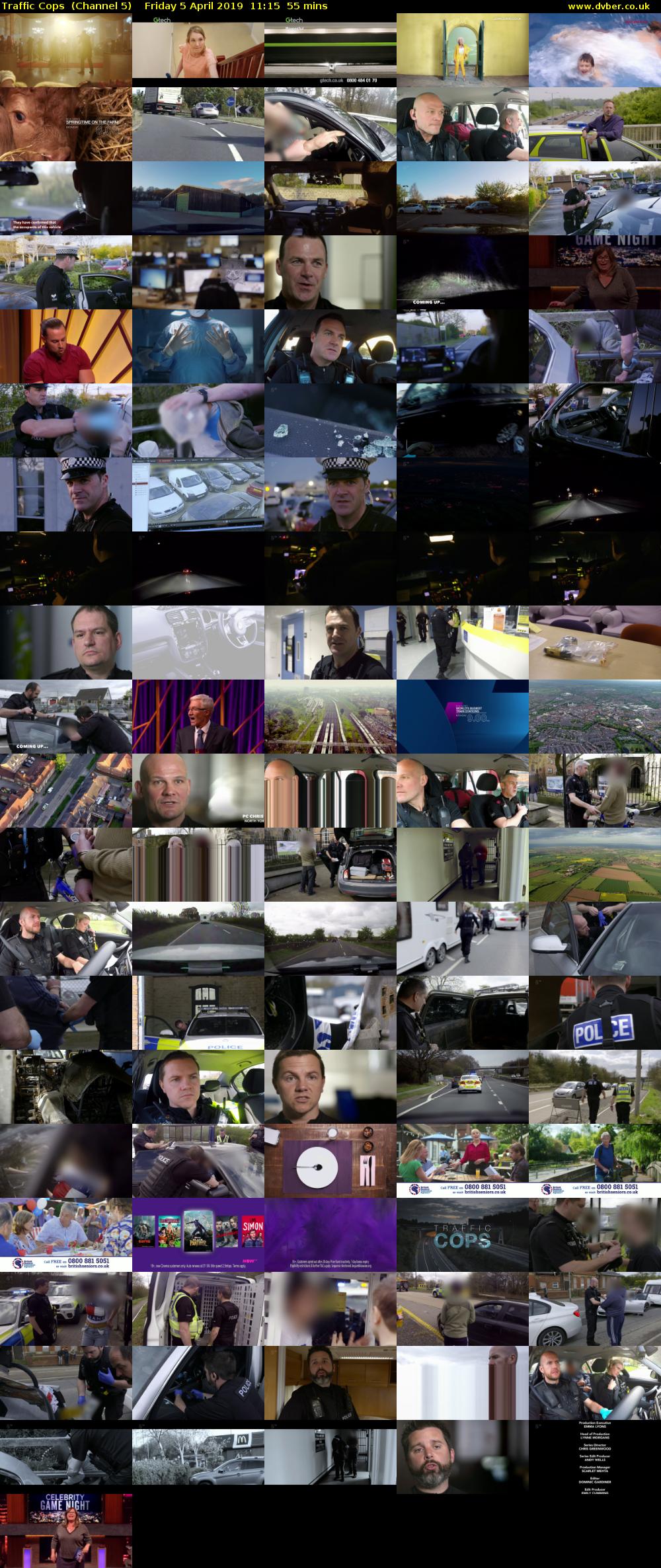 Traffic Cops  (Channel 5) Friday 5 April 2019 11:15 - 12:10