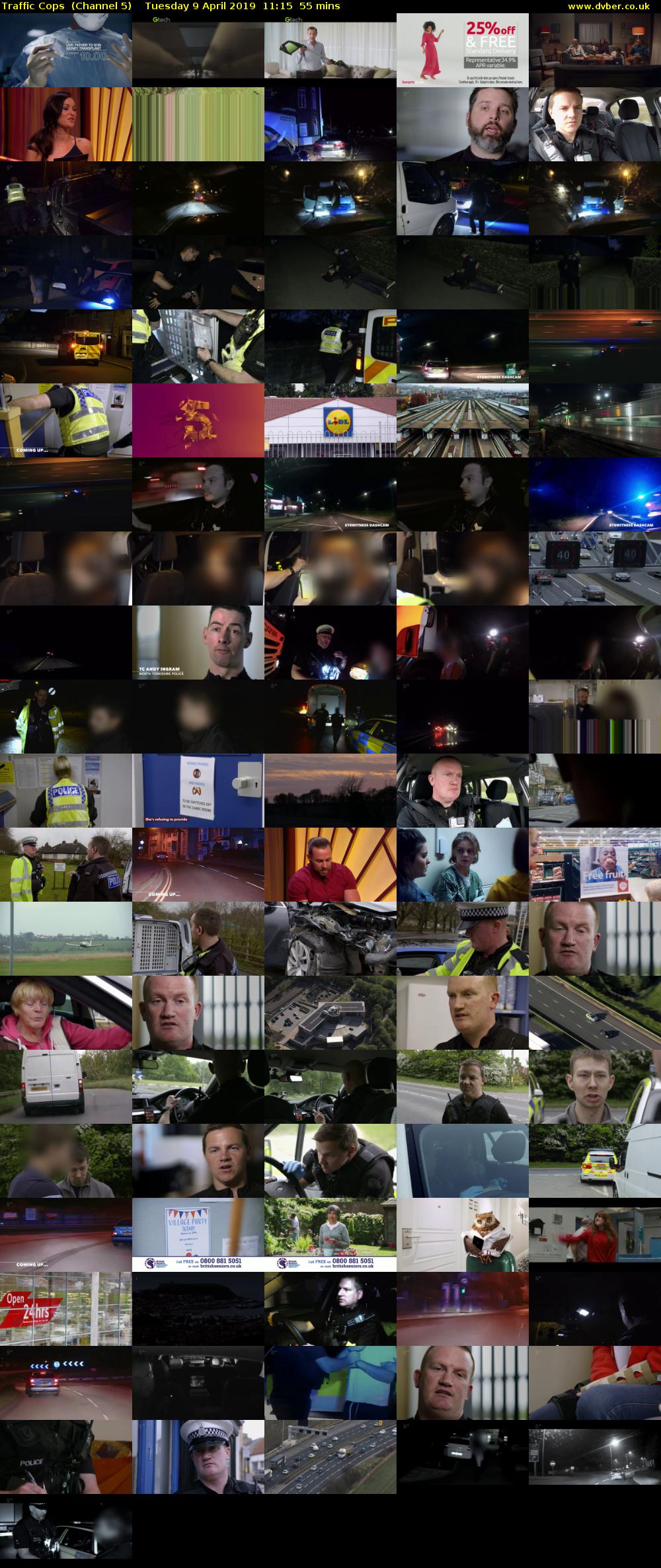 Traffic Cops  (Channel 5) Tuesday 9 April 2019 11:15 - 12:10