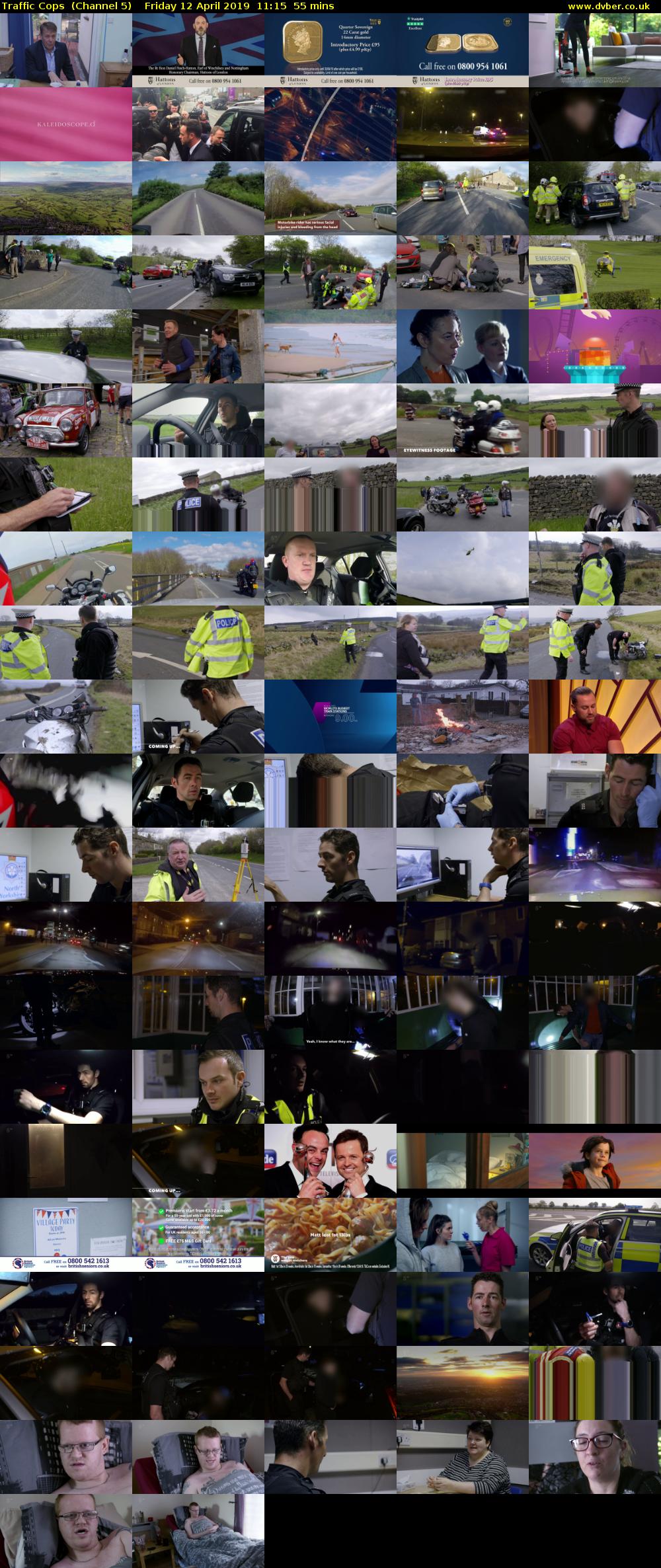 Traffic Cops  (Channel 5) Friday 12 April 2019 11:15 - 12:10