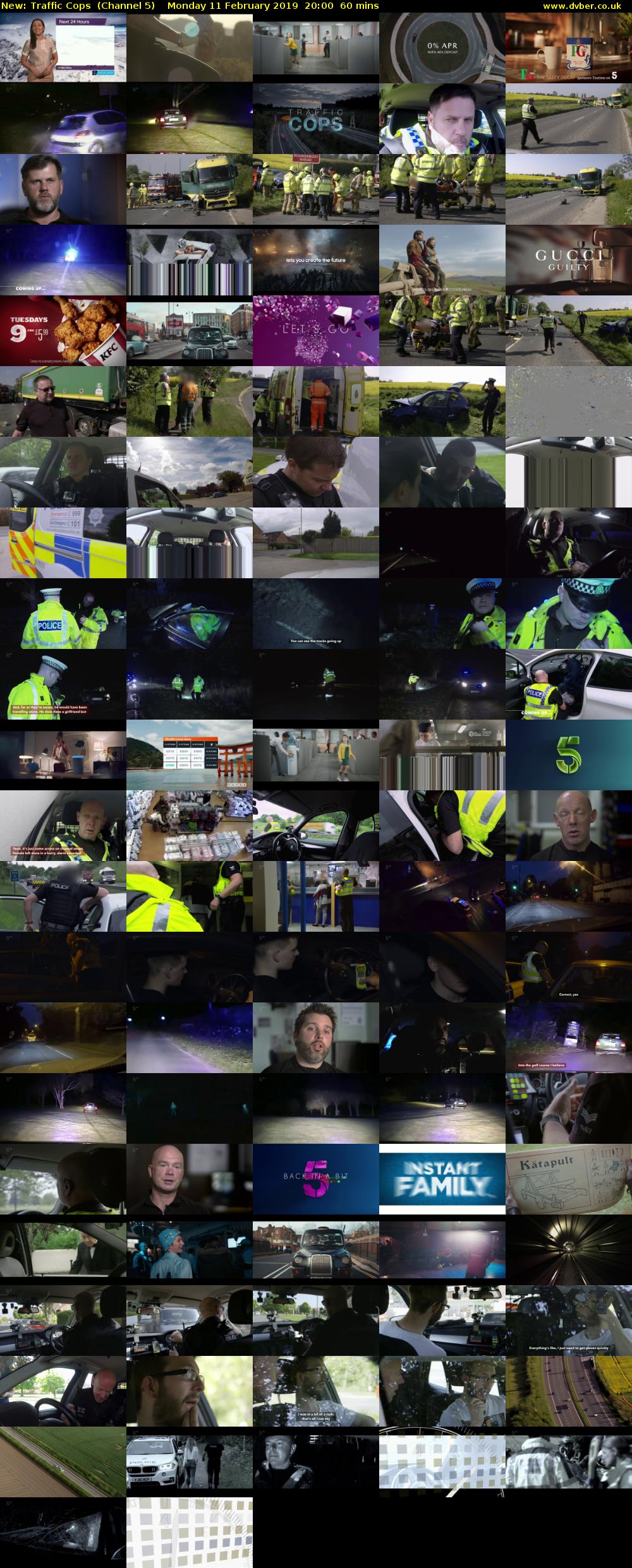Traffic Cops (Channel 5) Monday 11 February 2019 20:00 - 21:00