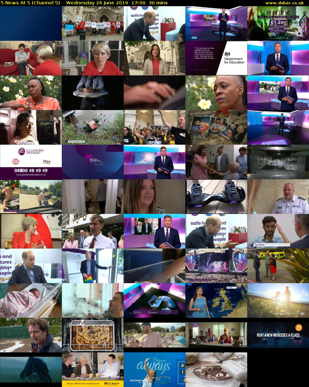 5 News At 5 (Channel 5) 201906261700