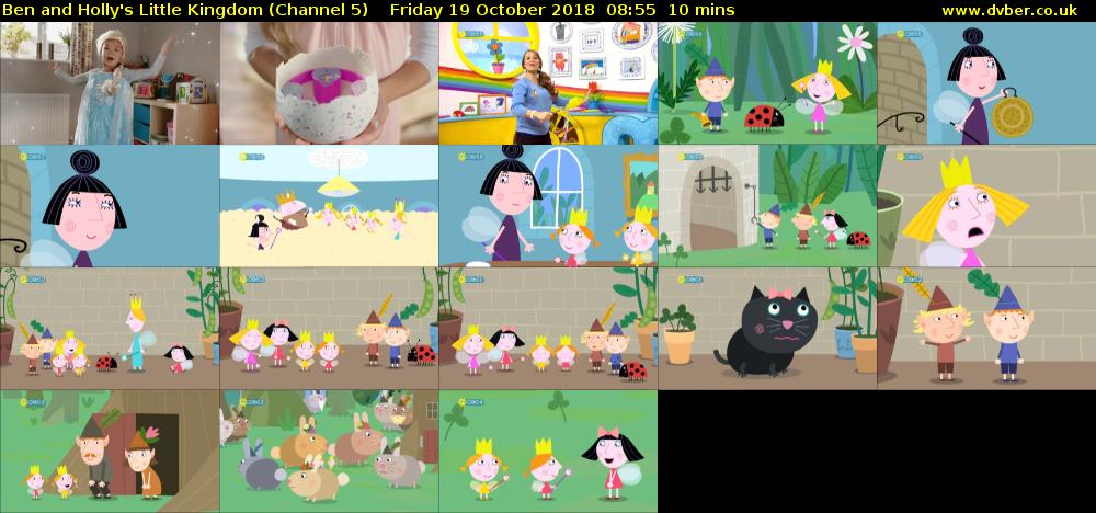 Ben and Holly's Little Kingdom (Channel 5) Friday 19 October 2018 08:55 - 09:05