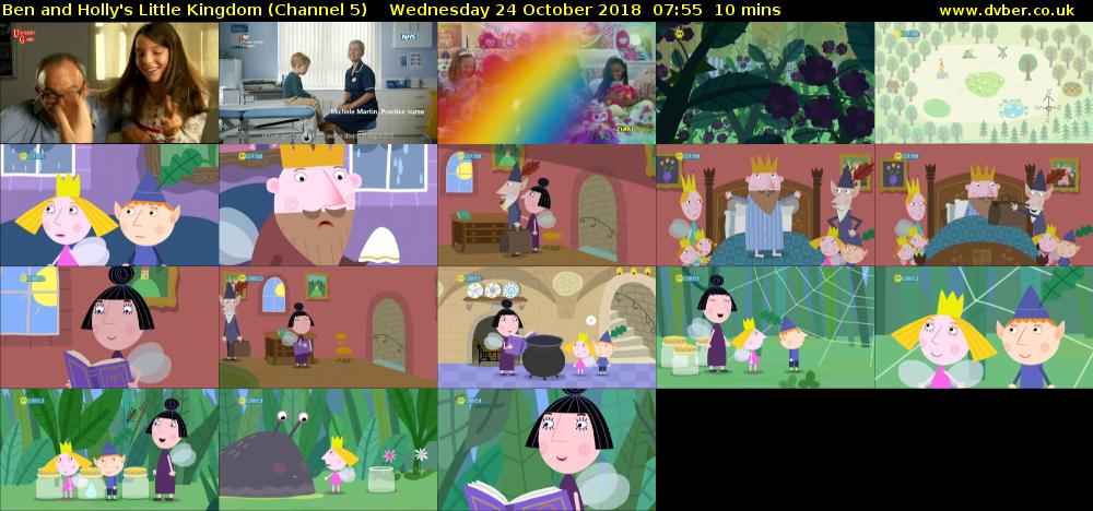 Ben and Holly's Little Kingdom (Channel 5) Wednesday 24 October 2018 07:55 - 08:05