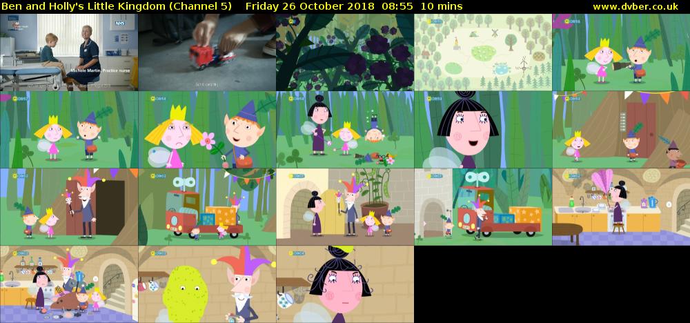 Ben and Holly's Little Kingdom (Channel 5) Friday 26 October 2018 08:55 - 09:05
