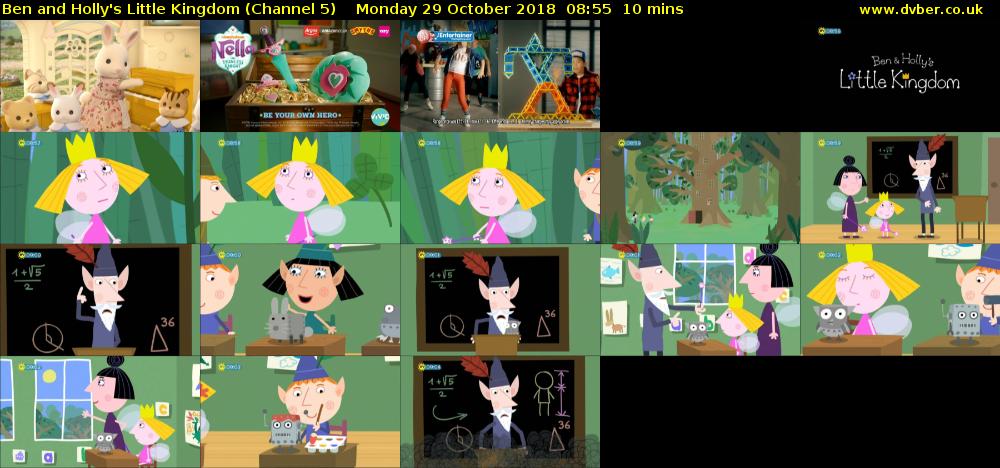 Ben and Holly's Little Kingdom (Channel 5) Monday 29 October 2018 08:55 - 09:05
