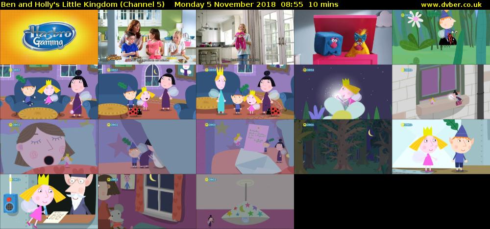 Ben and Holly's Little Kingdom (Channel 5) Monday 5 November 2018 08:55 - 09:05