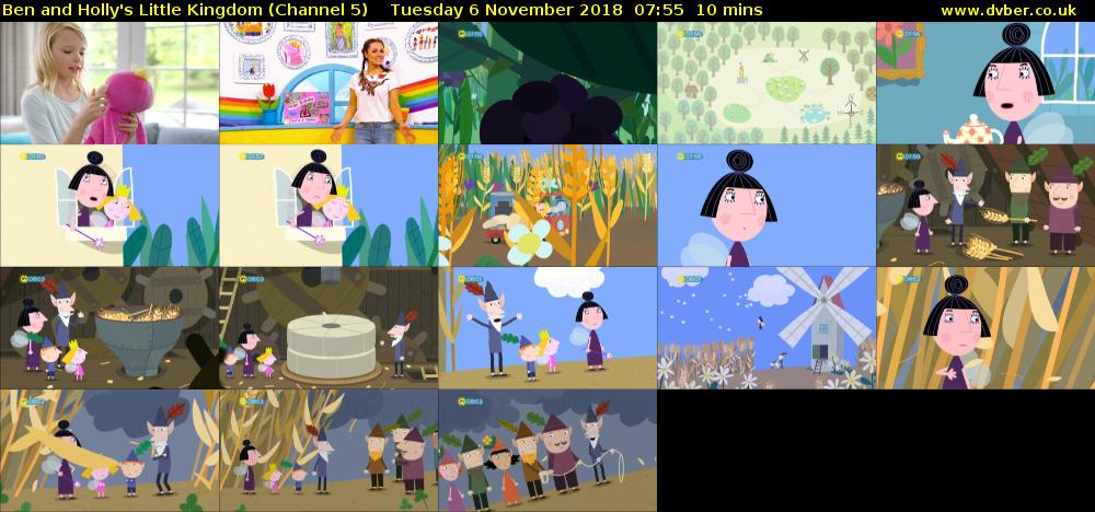 Ben and Holly's Little Kingdom (Channel 5) Tuesday 6 November 2018 07:55 - 08:05