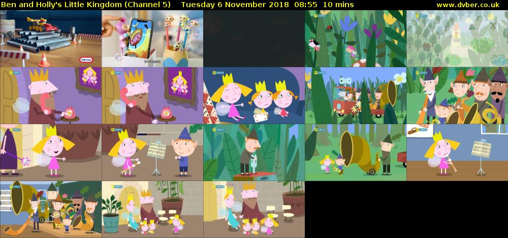 Ben and Holly's Little Kingdom (Channel 5) Tuesday 6 November 2018 08:55 - 09:05