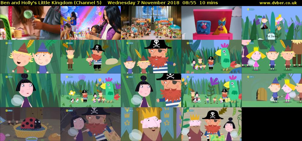 Ben and Holly's Little Kingdom (Channel 5) Wednesday 7 November 2018 08:55 - 09:05