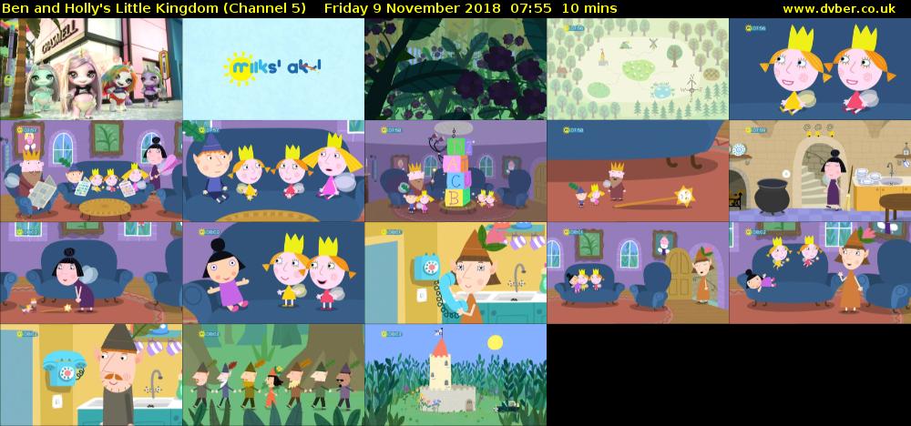 Ben and Holly's Little Kingdom (Channel 5) Friday 9 November 2018 07:55 - 08:05