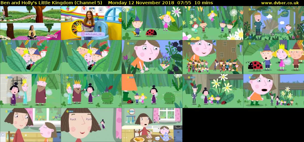Ben and Holly's Little Kingdom (Channel 5) Monday 12 November 2018 07:55 - 08:05