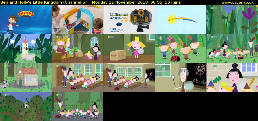 Ben and Holly's Little Kingdom (Channel 5) Monday 12 November 2018 08:55 - 09:05