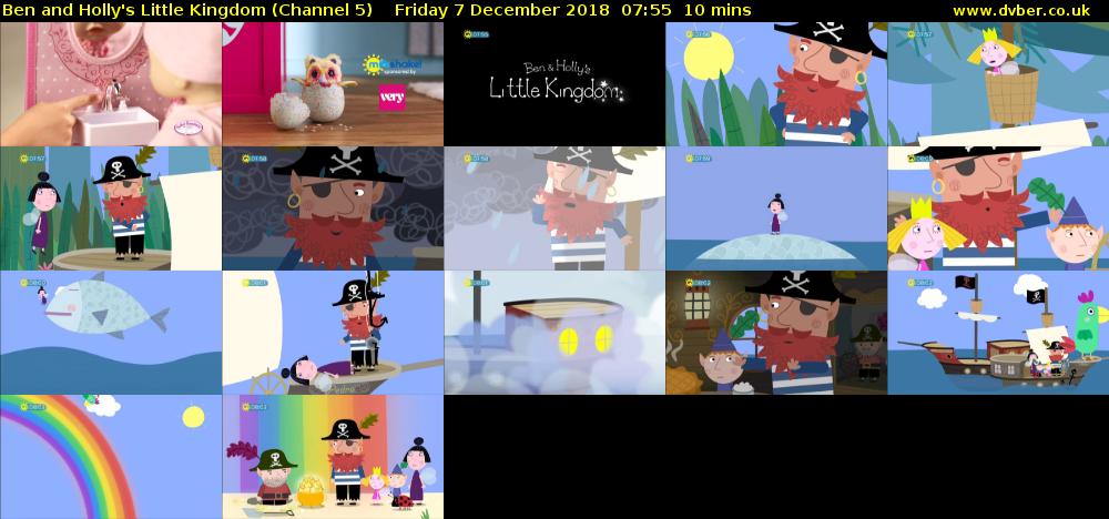 Ben and Holly's Little Kingdom (Channel 5) Friday 7 December 2018 07:55 - 08:05