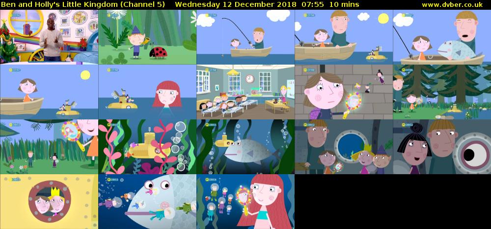 Ben and Holly's Little Kingdom (Channel 5) Wednesday 12 December 2018 07:55 - 08:05