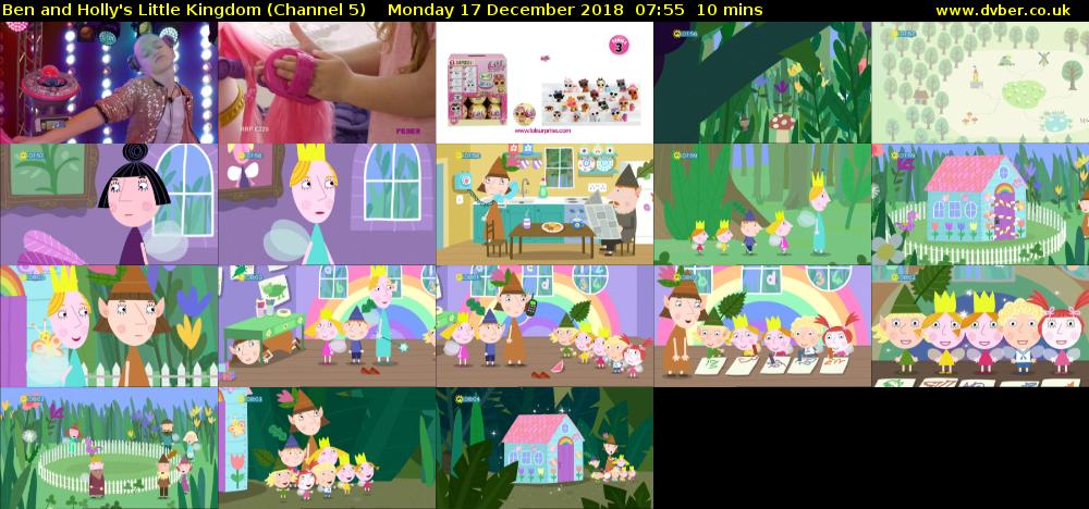 Ben and Holly's Little Kingdom (Channel 5) Monday 17 December 2018 07:55 - 08:05