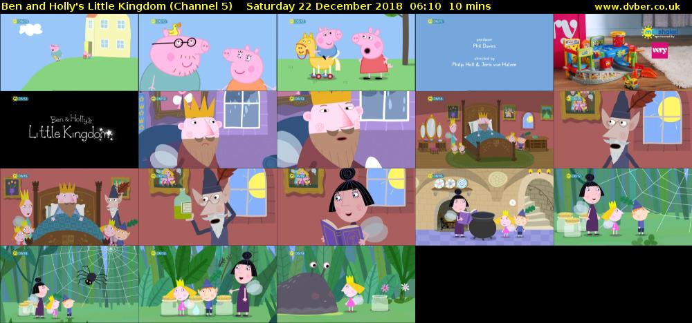 Ben and Holly's Little Kingdom (Channel 5) Saturday 22 December 2018 06:10 - 06:20