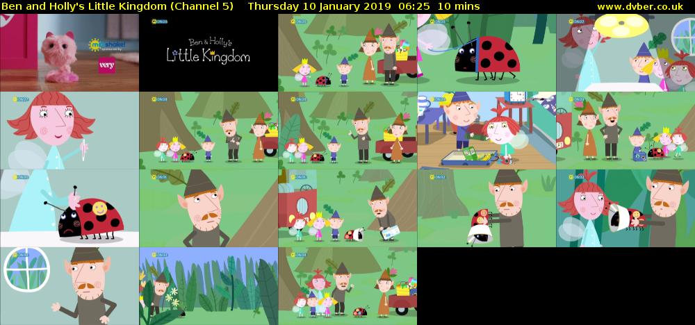 Ben and Holly's Little Kingdom (Channel 5) Thursday 10 January 2019 06:25 - 06:35