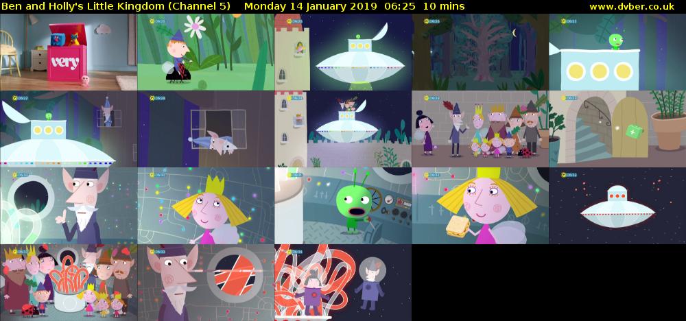 Ben and Holly's Little Kingdom (Channel 5) Monday 14 January 2019 06:25 - 06:35