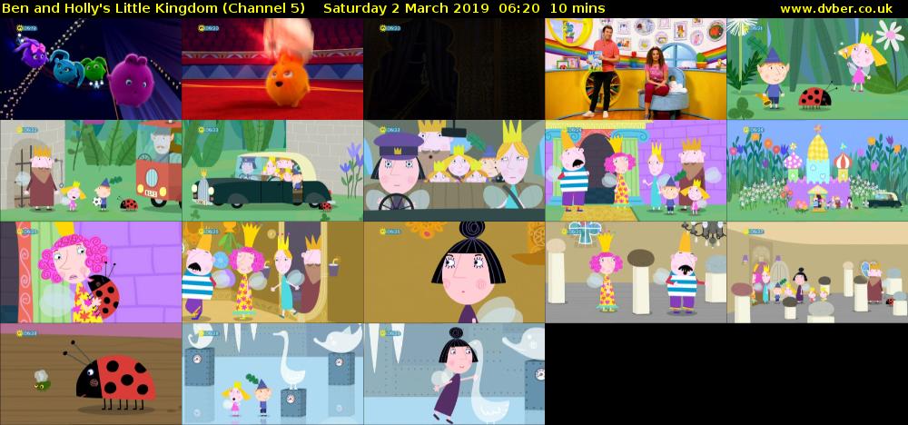 Ben and Holly's Little Kingdom (Channel 5) Saturday 2 March 2019 06:20 - 06:30