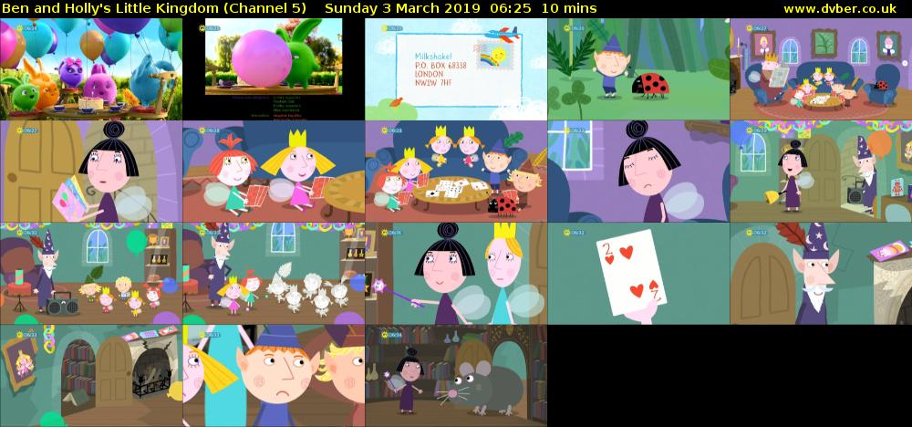 Ben and Holly's Little Kingdom (Channel 5) Sunday 3 March 2019 06:25 - 06:35