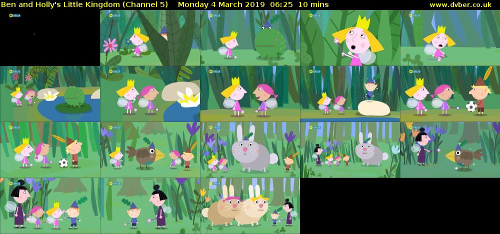 Ben and Holly's Little Kingdom (Channel 5) Monday 4 March 2019 06:25 - 06:35