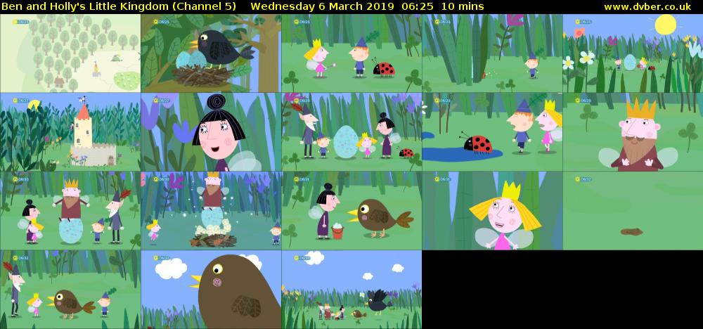 Ben and Holly's Little Kingdom (Channel 5) Wednesday 6 March 2019 06:25 - 06:35