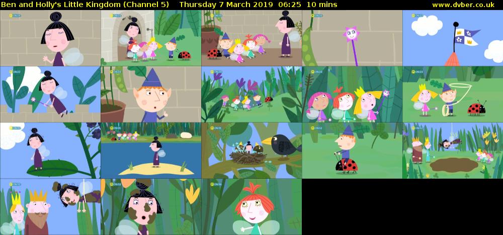Ben and Holly's Little Kingdom (Channel 5) Thursday 7 March 2019 06:25 - 06:35