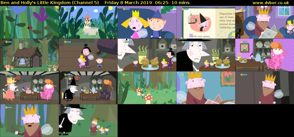 Ben and Holly's Little Kingdom (Channel 5) Friday 8 March 2019 06:25 - 06:35