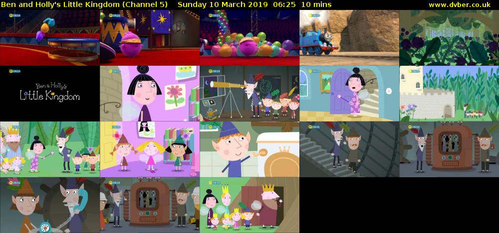 Ben and Holly's Little Kingdom (Channel 5) Sunday 10 March 2019 06:25 - 06:35