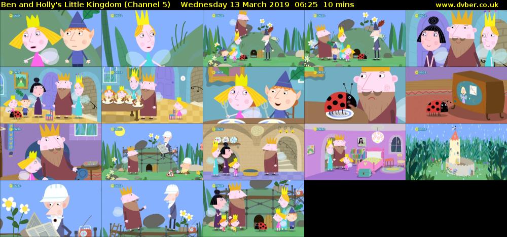 Ben and Holly's Little Kingdom (Channel 5) Wednesday 13 March 2019 06:25 - 06:35