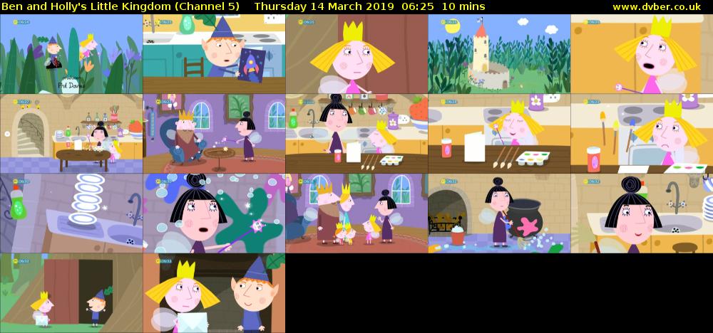Ben and Holly's Little Kingdom (Channel 5) Thursday 14 March 2019 06:25 - 06:35