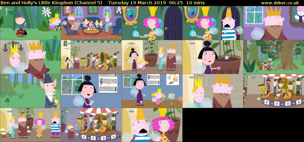 Ben and Holly's Little Kingdom (Channel 5) Tuesday 19 March 2019 06:25 - 06:35