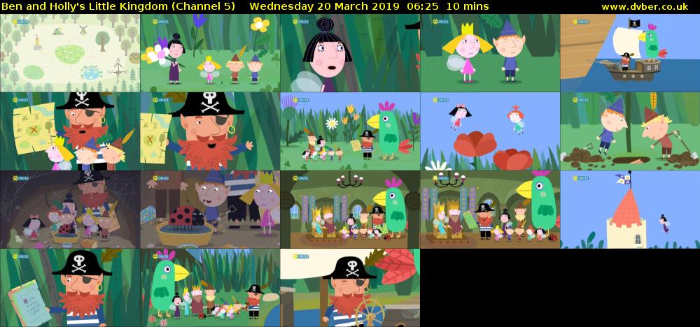 Ben and Holly's Little Kingdom (Channel 5) Wednesday 20 March 2019 06:25 - 06:35