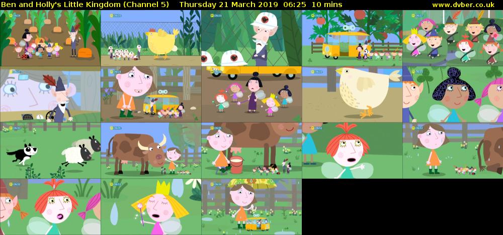 Ben and Holly's Little Kingdom (Channel 5) Thursday 21 March 2019 06:25 - 06:35